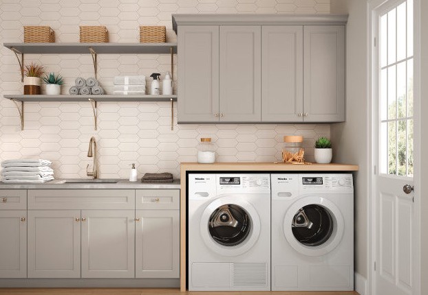 Laundry room cabinets | Good Shepherd Flooring and Design Center