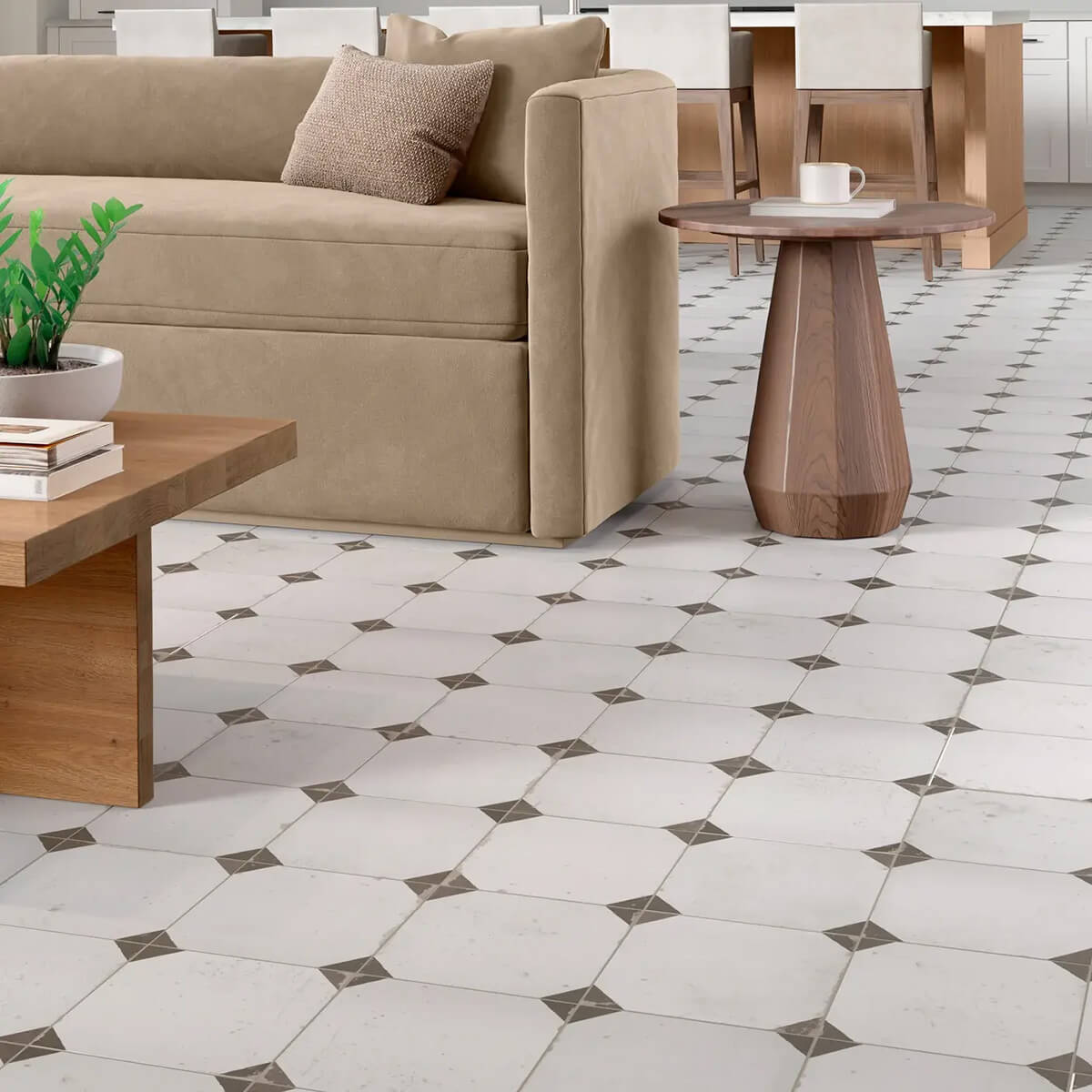 Living room tile | Good Shepherd Flooring and Design Center